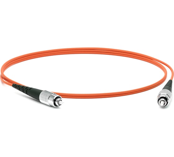 Волоконно-оптический патч-корд (шнур) Hyperline FC-S2-50-FC/PR-FC/PR-H-1.5M-LSZH-OR MM 50/125, FC-FC, 2.0 мм, simplex, LSZH, 1.5 м 245555 1