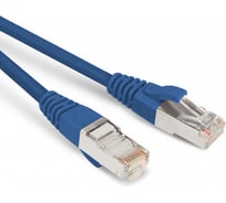 Патч-корд Hyperline PC-LPM-SFTP-RJ45-RJ45-C6-9M-LSZH-BL S/FTP, экранированный, Cat.6 (100% Fluke Component Tested), LSZH, 9 м, синий 264535