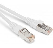Патч-корд Hyperline PC-LPM-SFTP-RJ45-RJ45-C5e-8M-LSZH-WH SF/UTP, экранированный, Cat.5e (100% Fluke Component Tested), LSZH, 8 м, белый 264400