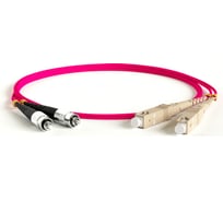 Волоконно-оптический патч-корд (шнур) Hyperline mm 50/125(om4), fc-sc, 2.0 мм, duplex, lszh, 3 м 243534