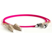 Волоконно-оптический патч-корд (шнур) Hyperline mm 50/125(om4), lc-st, duplex, lszh, 50 м 247759