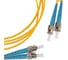 Волоконно-оптический патч-корд (шнур) Hyperline FC-D2-9-ST/UR-ST/UR-H-3M-LSZH-YL SM 9/125 (OS2), ST/UPC-ST/UPC, 2.0 мм, duplex, LSZH, 3 м 238485 1