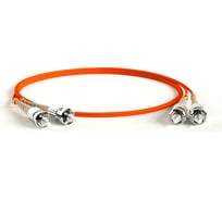 Волоконно-оптический патч-корд (шнур) Hyperline FC-D2-62-ST/PR-ST/PR-H-0.5M-LSZH-OR MM 62.5/125, ST-ST, 2.0 мм, duplex, LSZH, 0.5 м 376379