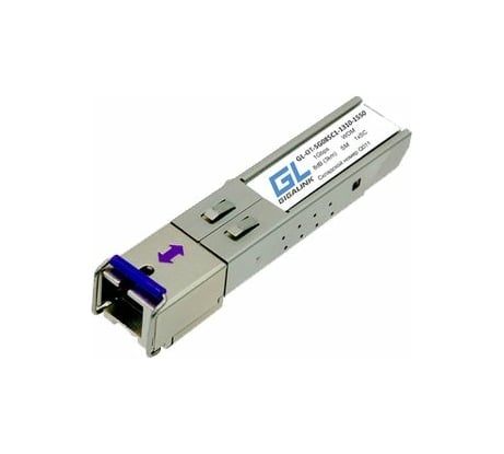 Модуль SFP GIGALINK WDM, 1Гбит/c, одно волокно SM, SC GL-OT-SG14SC1-1310-1550-D