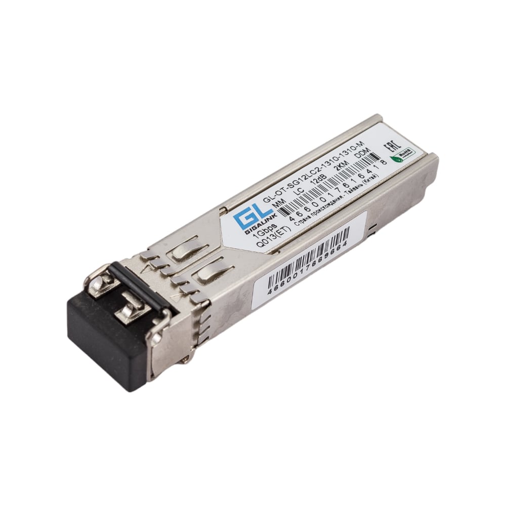 Модуль SFP GIGALINK 1Гбит/c, два волокна MM, 2xLC, 1310 нм, 12 дБ GL-OT ...