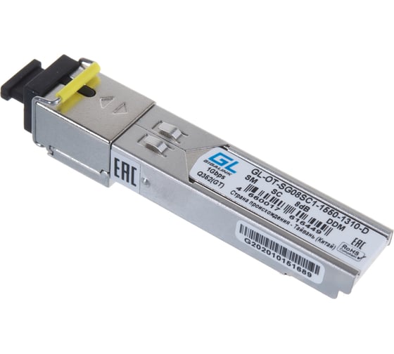 Модуль SFP GIGALINK WDM, 155Mb/1,25Gb/s, одно волокно SM,SC GL-OT-SG08SC1-1550-1310-D