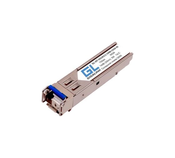 GIGALINK Модуль промыш. SFP, WDM,1Гбит/c,одно волокно SM,LC, GL-OT-SG14LC1-1310-1490-I-D