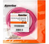 Волоконно-оптический патч-корд (шнур) Hyperline mm 50/125(om4), fc-lc, duplex, lszh, 10 м 243487
