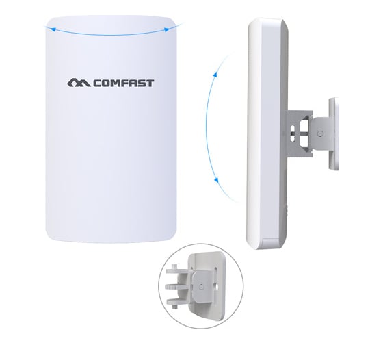 Точка доступа Wi-fi (вай фай) уличной установки ComOnyx, 5.8ггц, wifi мост до 3км, cf-e120a v3, comfast 200-068