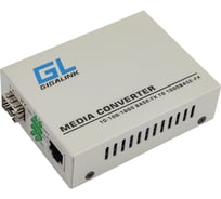 Конвертер UTP-SFP GIGALINK 10/100/1000Мбит/с в 1000Мбит/с GL-MC-UTPG-SFPG-F