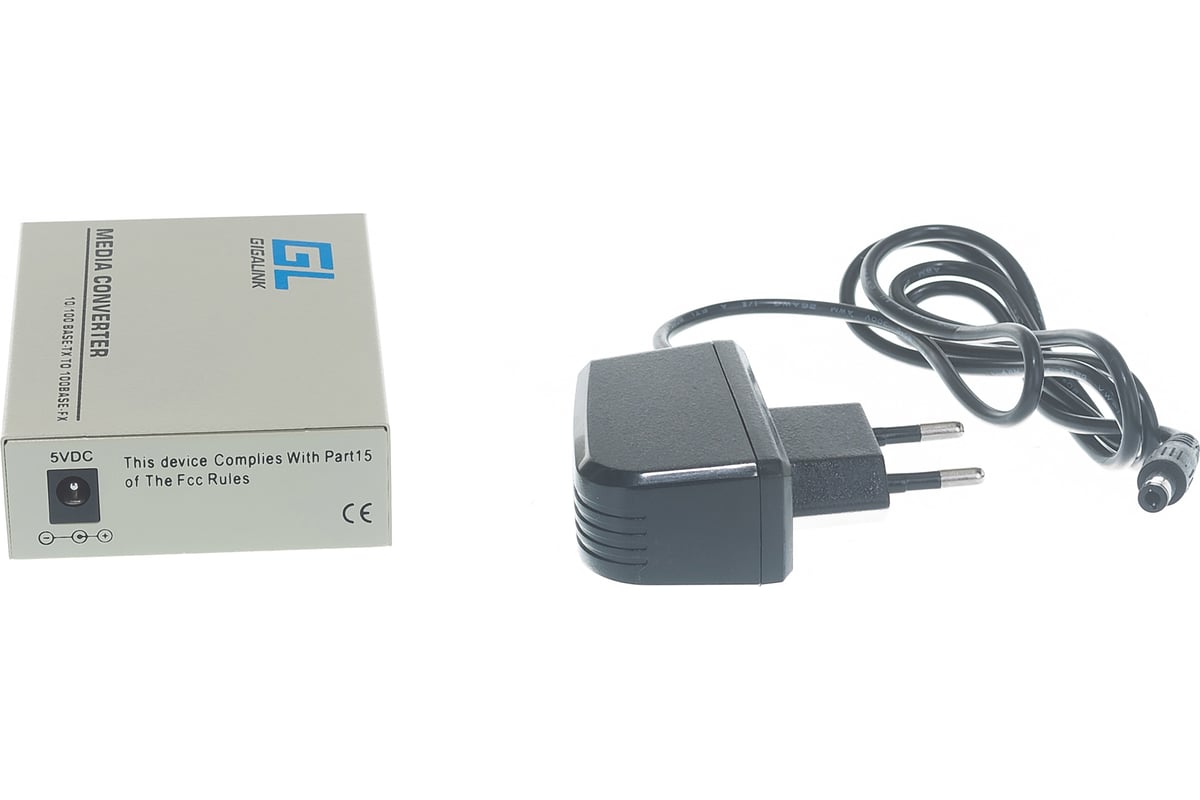 Конвертер UTP GIGALINK 100Мбит/c, WDM, без LFP, SM, SC GL-MC-UTPF-SC1F ...