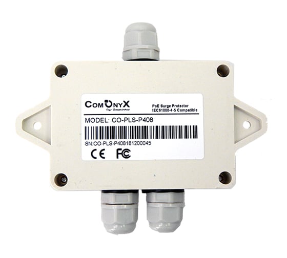 Грозозащита витой пары ComOnyx rj45 с poe, уличная, co-pls-p408, 100-073