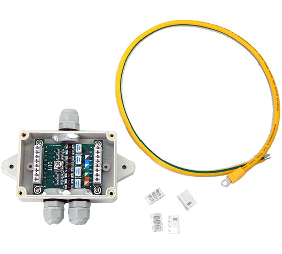 Грозозащита витой пары ComOnyx rj45 с poe, уличная, co-pls-p408, 100-073