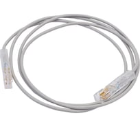 Патч-корд LANMASTER 110 тип-110 тип, 1 пара, 1.5 м, серый, LAN-P1-P1-1.5m