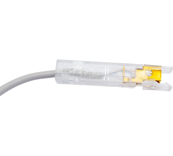 Патч-корд LANMASTER 110 тип-110 тип, 1 пара, 1.5 м, серый, LAN-P1-P1-1.5m