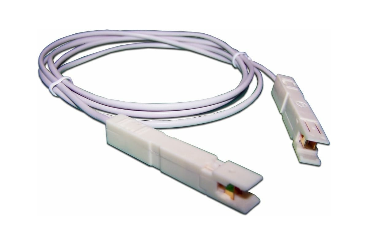 Патч-корд LANMASTER 110 тип-110 тип, 1 пара, 2 м, серый, LAN-P1-P1-2m ...