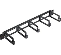 Кабельный органайзер NIKOMAX 19, 1U, металлический, черный, уп-ка 2 шт. NMC-OK600V-1U-BK-2