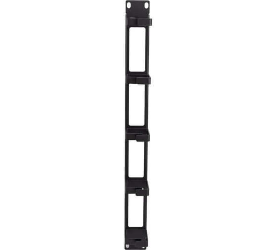Органайзер NIKOMAX 19", 1U, кольца 40мм 2шт. NMC-OK400H-1U-BK-2