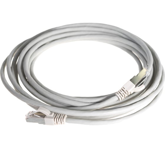 Коммутационный шнур NIKOMAX F/UTP 4 пары, серый, 5м NMC-PC4SD55B-050-C-GY