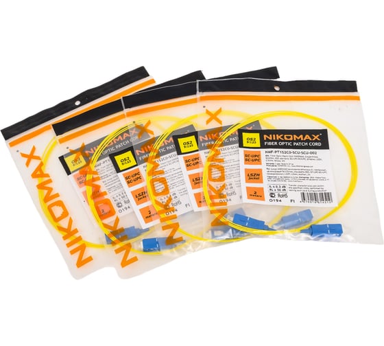Оптический кросс NIKOMAX 19", 1U, укомплектованный на 8 портов SC/UPC, SM 9/125 OS2, серый, полный NMF-RP08SCUS2-WS-ES-1U-GY