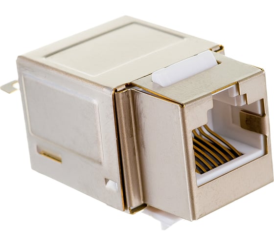 Вставка Keystone RJ-45 LANMASTER категория 5e, экранированная, LAN-OK45S5E/90