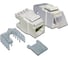 Вставка Keystone RJ-45 LANMASTER категория 5e, белая, со шторкой, 180 градусов, LAN-OK45U5E/180-WH 1