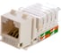 Вставка Keystone RJ-45 LANMASTER категория 6, белая, со шторкой, LAN-OK45U6/90-WH 2