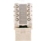 Вставка Keystone RJ-45 LANMASTER категория 6, белая, со шторкой, LAN-OK45U6/90-WH 3