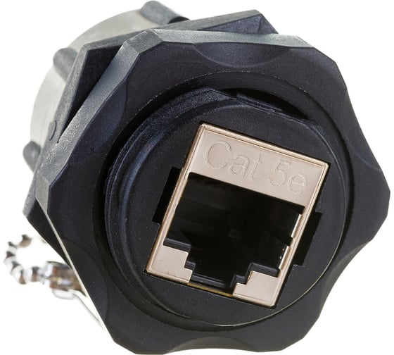 Индустриальный соединительный модуль LANMASTER IP67, экранированный, категории 5e LAN-KCP45S5E-WP