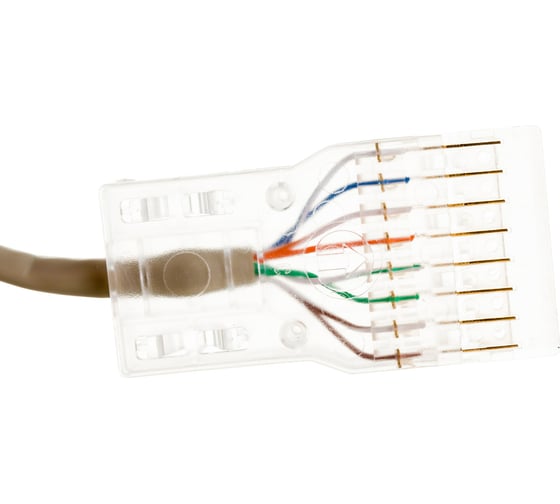 Патч-корд LANMASTER 110 тип-RJ45, 4 пары, UTP, 2 м, LAN-45-P4-2m