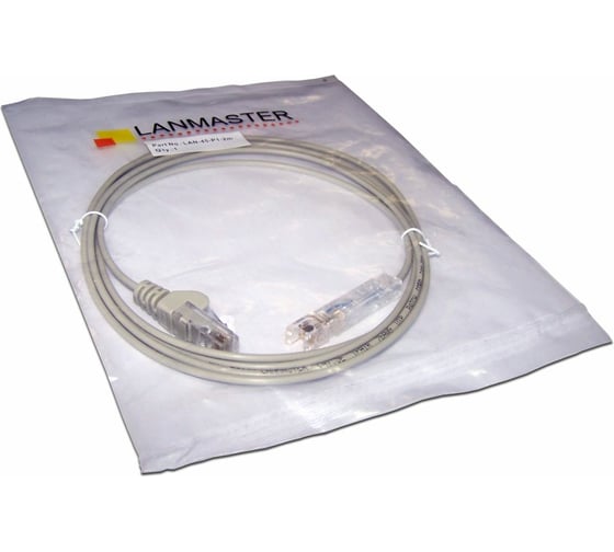 Патч-корд LANMASTER 110 тип-RJ45, 1 пара, UTP, 1 м, LAN-45-P1-1m