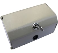 Распределительная коробка TWT на 1 плинт 10 пар, телефонная, металлическая, с замком DB10-1P/KM