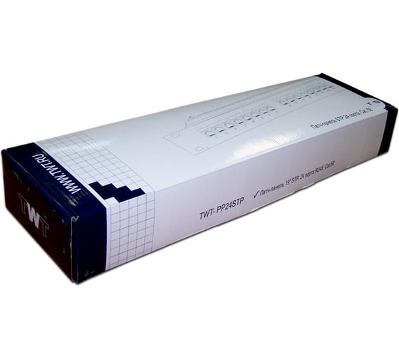 Патч-панель TWT 19, 24 порта RJ-45, категория 5e, STP, 1U, PP24STP