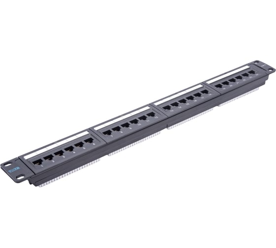 Патч-панель TWT 19 , 24 порта RJ-45, категория 6, UTP, 1U, PP24UTP/6