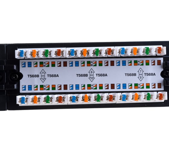 Патч-панель TWT 19, 24 порта RJ-45, категория 5e, UTP, 1U, PP24UTP