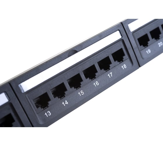 Патч-панель TWT 19, 24 порта RJ-45, категория 5e, UTP, 1U, PP24UTP