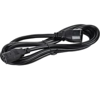 Кабель электропит. PDU 3х1.5 2м с разъемами С13-C14 ITK PC-C13C14-2M
