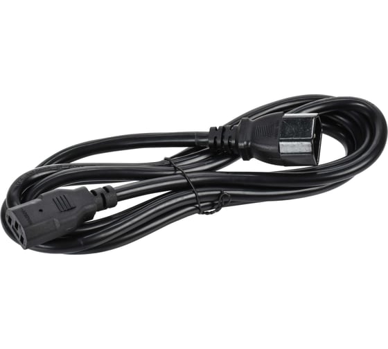 Кабель электропит. PDU 3х1.5 2м с разъемами С13-C14 ITK PC-C13C14-2M