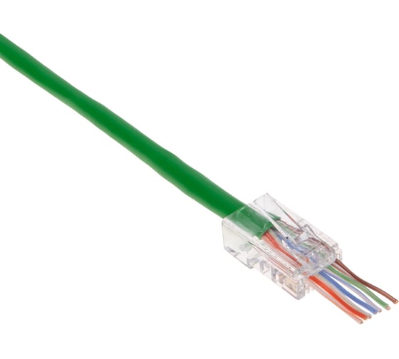 Сквозной разъем REXANT RJ-45(8P8C) под витую пару, UTP, CAT 5e 05-1020