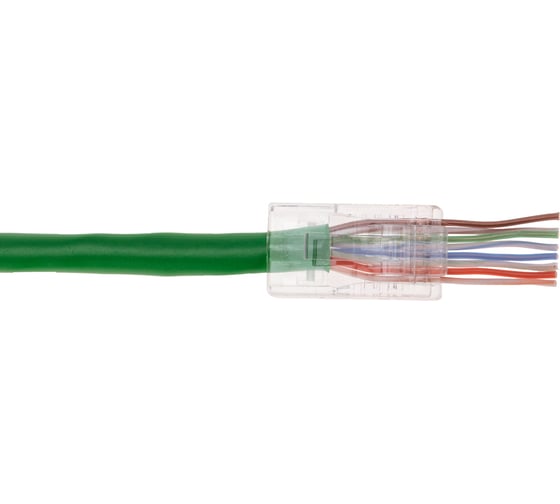 Сквозной разъем REXANT RJ-45(8P8C) под витую пару, UTP, CAT 5e 05-1020