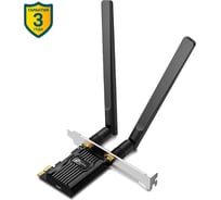 Двухдиапазонный адаптер TP-Link AX1800 PCIe с поддержкой Wi-Fi 6 и Bluetooth 5.2 Archer TX20E