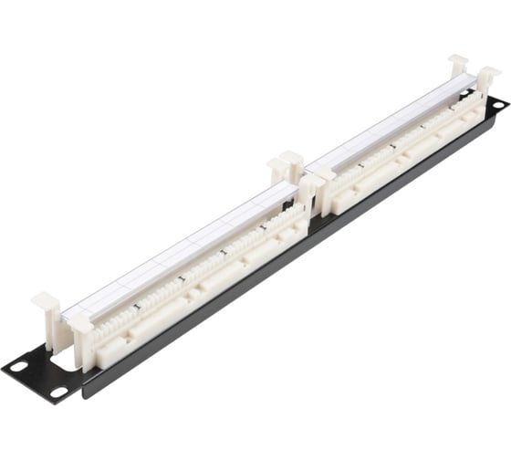 Парная кросс-панель Hyperline 110C-19-100P-1U 100 110 типа, 19" 1U (без модулей) 15477