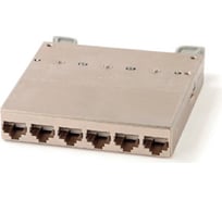 Кассета для медных претерминированных решений Hyperline 6 экранированных портов rj-45 категории 6a 235662