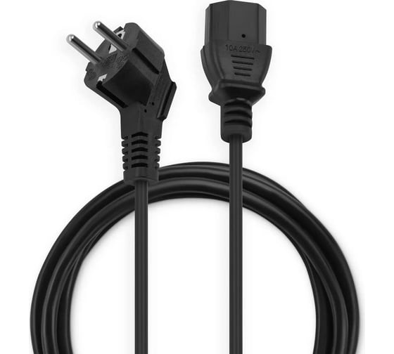Кабель BURO AN23-1000-5 IEC C13 Евровилка 5м черный 817292