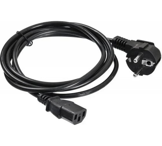 Кабель BURO BU-PCAB-ZP1 IEC C13 Евровилка 3м 1856220 1