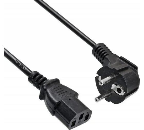 Кабель BURO BU-PCAB-ZP1 IEC C13 Евровилка 3м 1856220