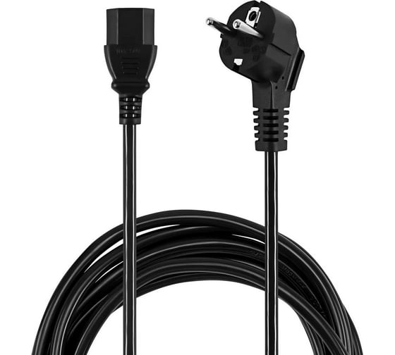 Кабель BURO BU-PCAB-ZP1 IEC C13 Евровилка 3м 1856220