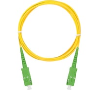 Оптический монтажный шнур NIKOMAX sm 9/125 os2, fc/upc-fc/upc, pvc, 0.9мм, желтый, 2м NMF-PT1S2A0-FCU-FCU-002