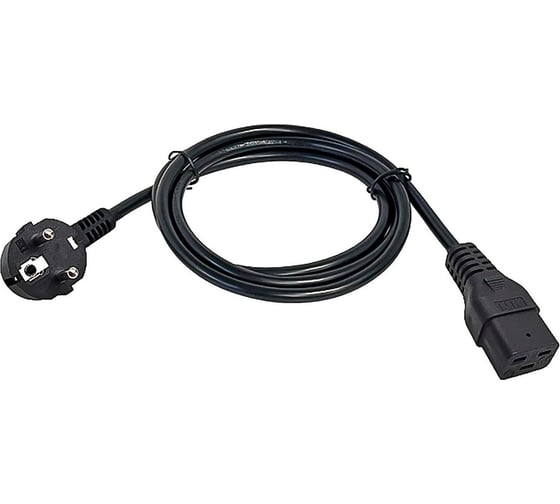 Кабель электропитания ITK pdu 3x1,5 2м c19-schuko PC-C19D-2M 1
