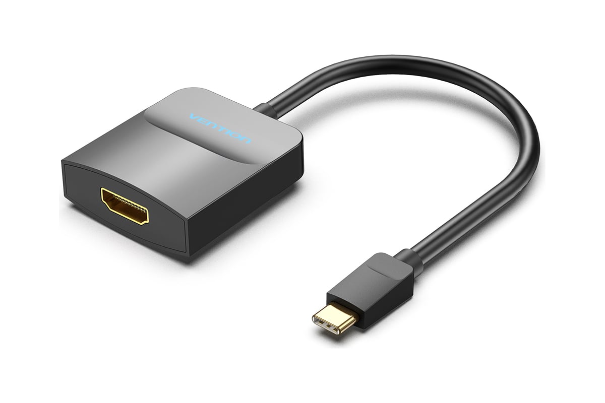 Мультимедиа конвертер VENTION USB Type C M/HDMI F, Черный TDCBB - выгодная  цена, отзывы, характеристики, фото - купить в Москве и РФ